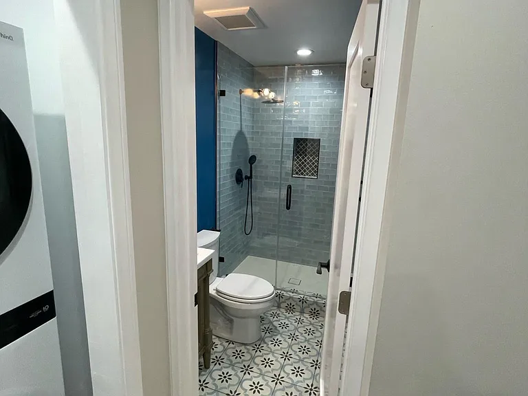Entrance to the bathroom