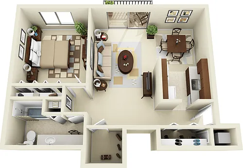 Floor plan 1B