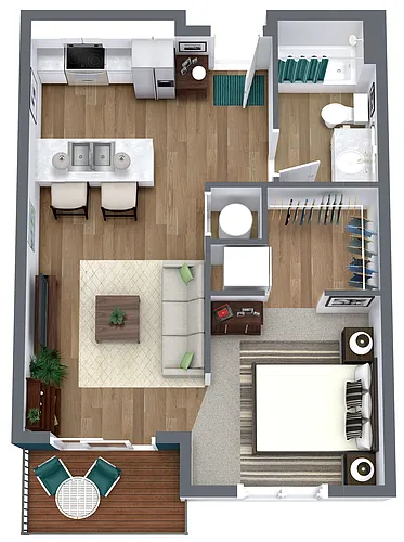 Floor plan Studio
