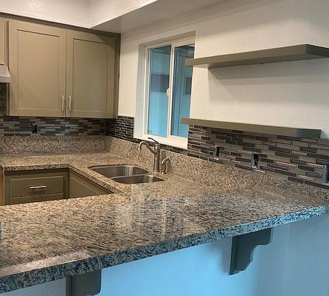 Completely remodeled kitchen