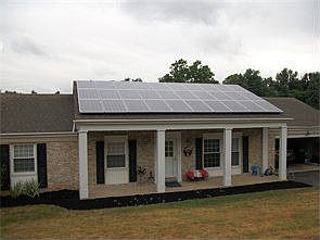 solar panels added July 2010
