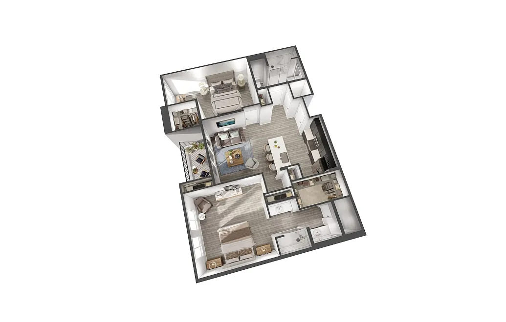 Floor plan The Serene
