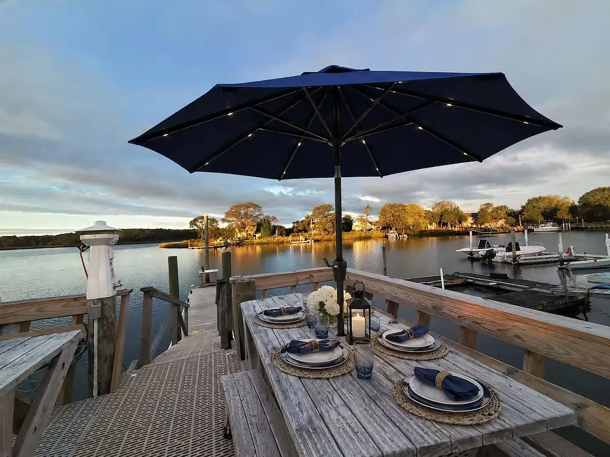 Aquebogue Summer Waterfront | Beach & Dock — Photo 1