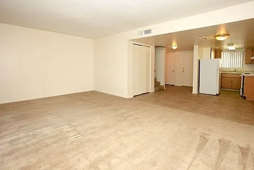 Village Square living room & kitchen - Village Square