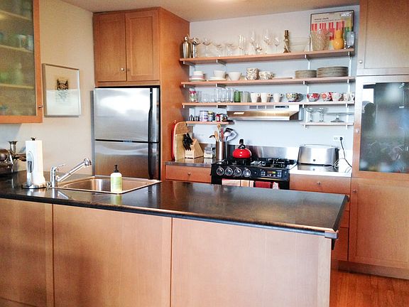 Well equipped kitchen complete with ample counter space and