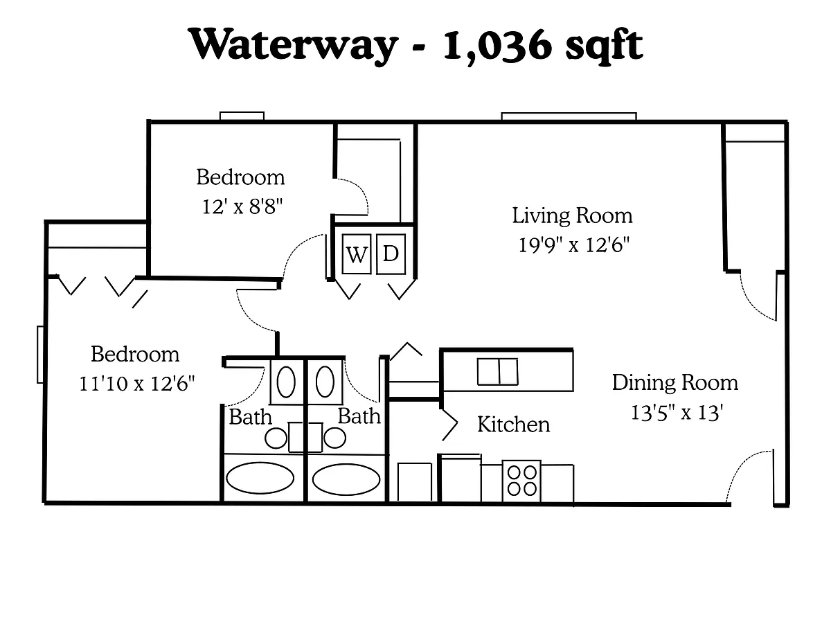 Floor plan Waterway