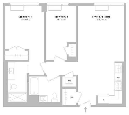 Floor plan B1 B2