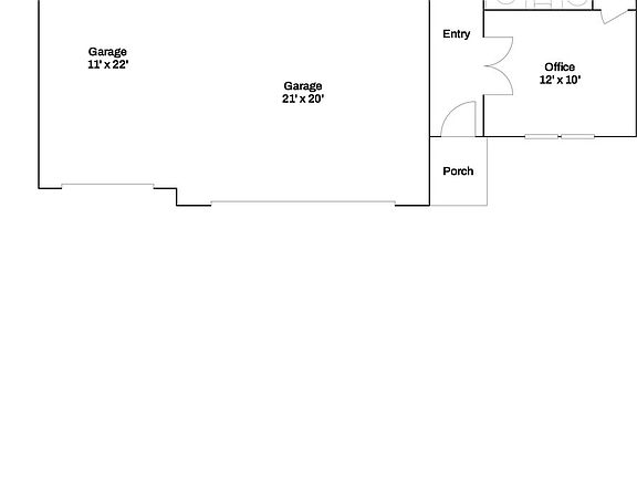 Optional Upgrade- Family Garage