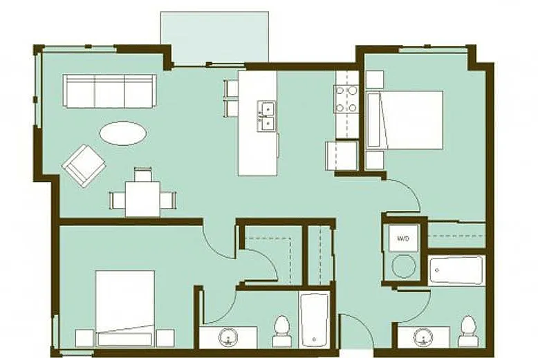 Floor plan B3