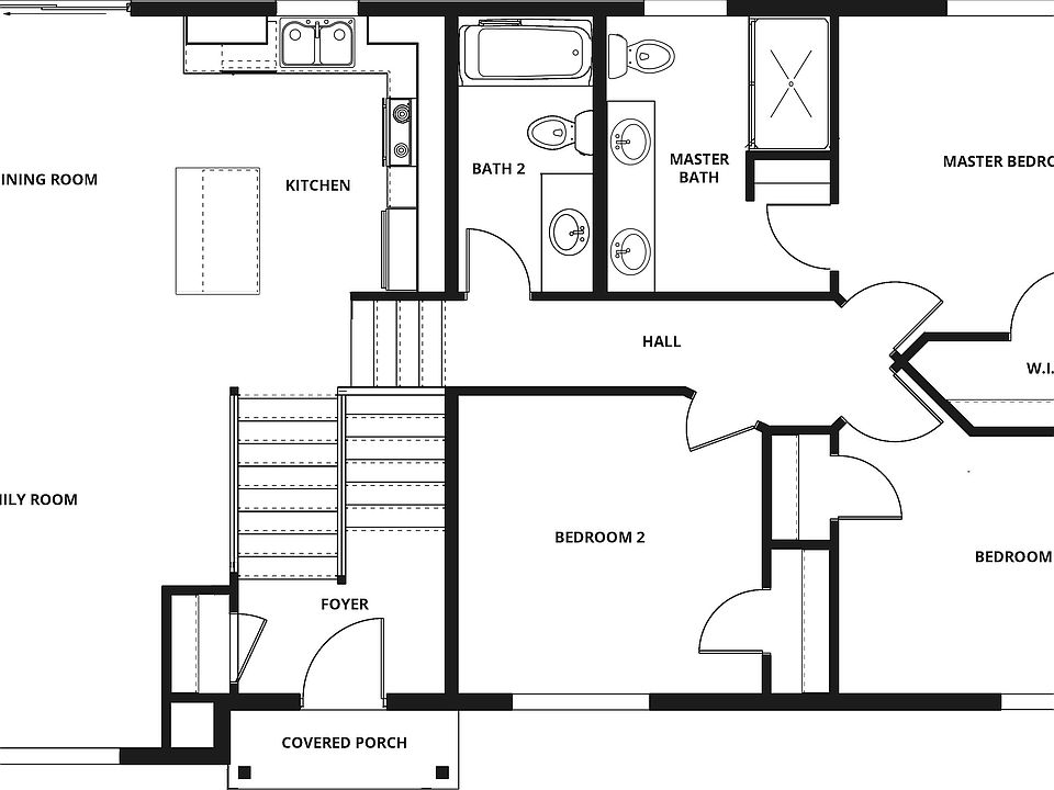 St. Mary floor plan - upper level