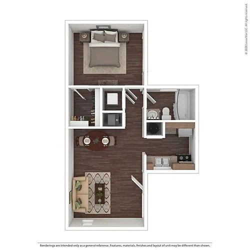 Floor plan 1X1
