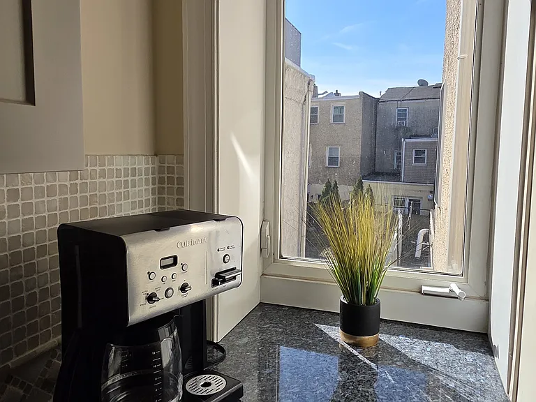 great view of the city and lots of natural light for your beautiful kitchen
