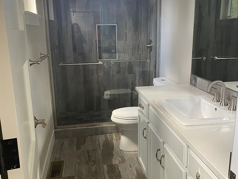 In-suite master bathroom