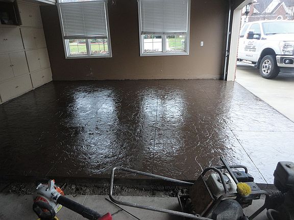 stamp garage floor