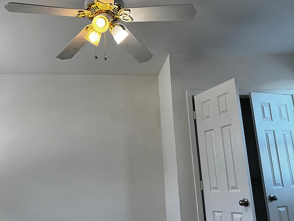 New ceiling fan in the bedroom