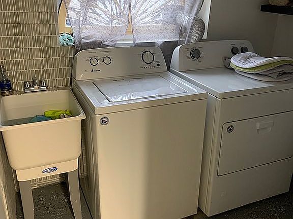Washer and Dryer Included