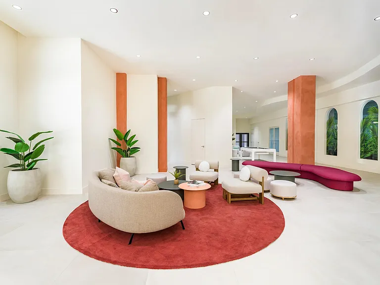 A hotel-inspired lobby designed to impress.