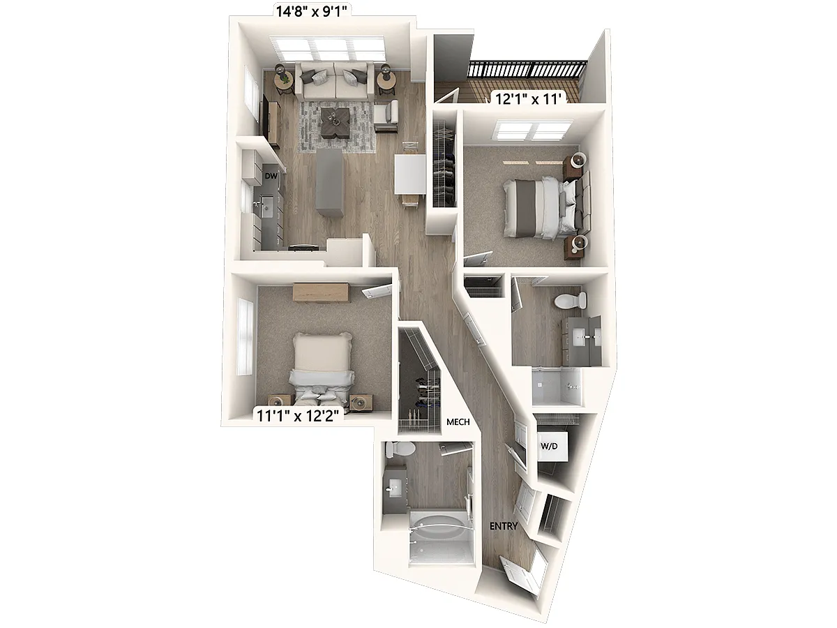 Floor plan B2