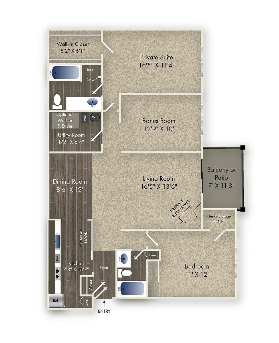 Floor plan Hazelwood