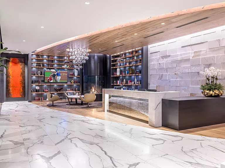 24-Hour Staffed Lobby at One Cardinal Way Luxury Apartments