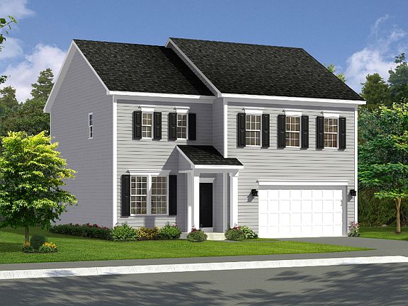 Bristol single family rendering elevation 1 at Westphalia Town Center