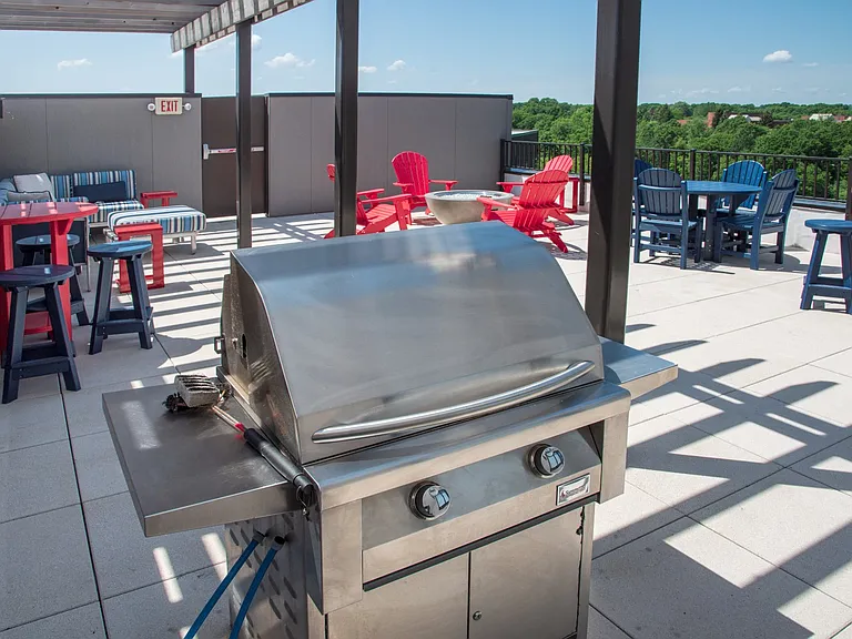 Rooftop Grill Station