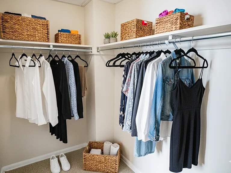 Bedroom closet Bedroom closet