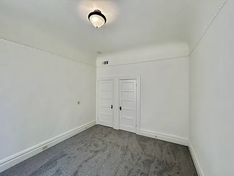 master bedroom, back right of flat