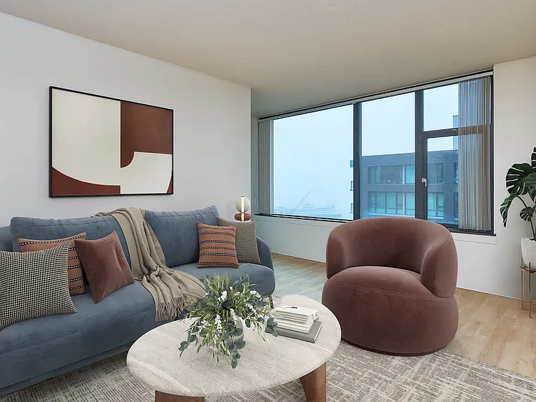 Living Room with Hard Surface Flooring