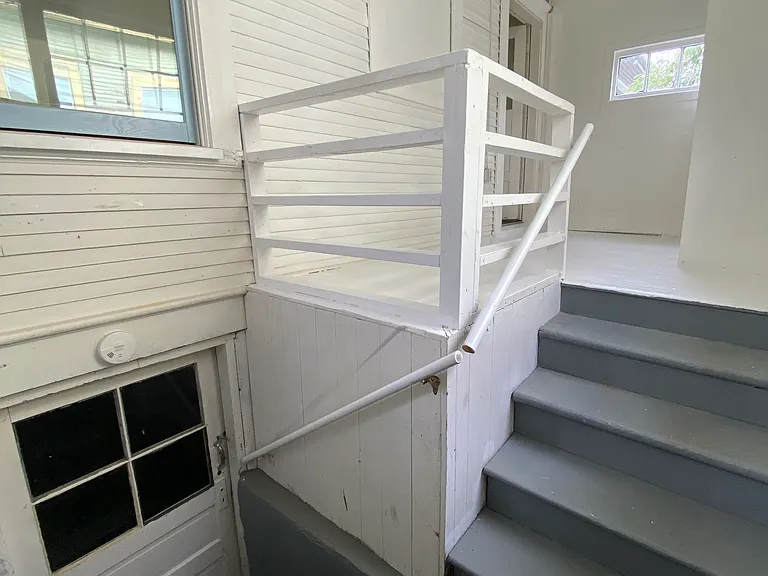 stairwell to basement