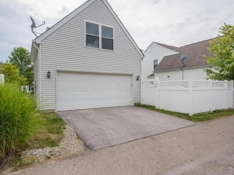 Attached two car garage