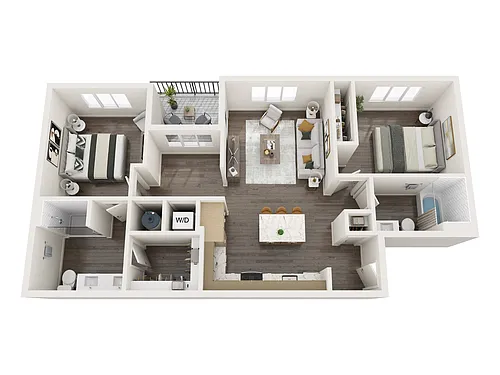 Floor plan 2A Den