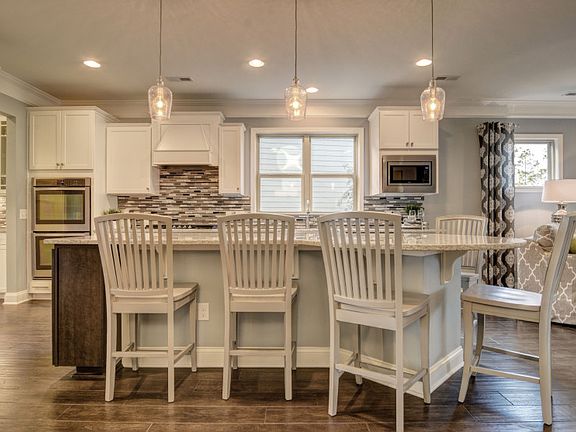 Seating for 6 at the Island. Model Representation