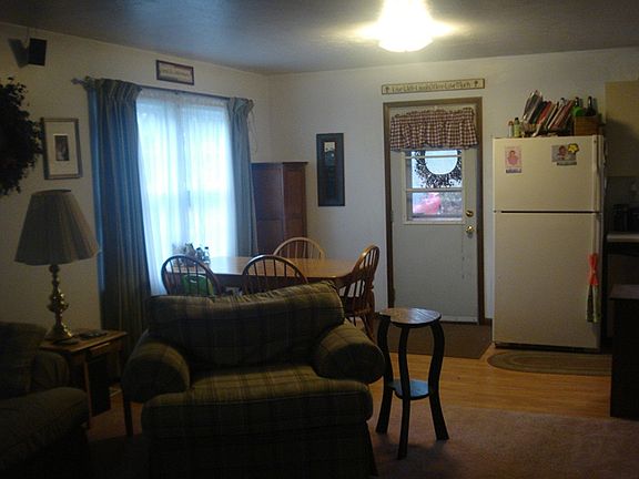 Standing at front door