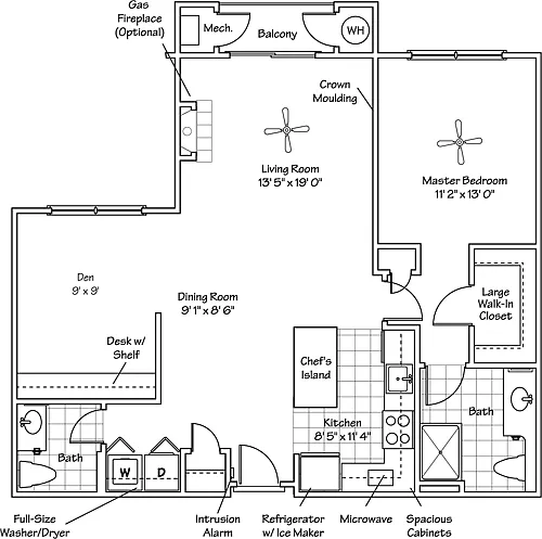 Floor plan The Avalon