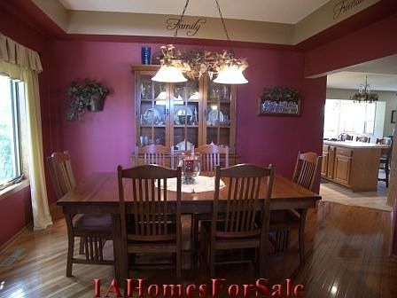 Dining Room - has raised tray ceiling and new hardwood floors