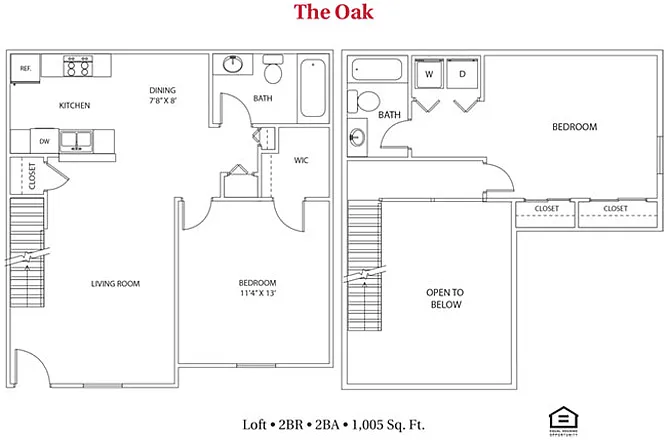 Floor plan The Oak