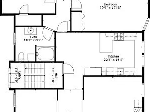 Unit #1 Floor Plan