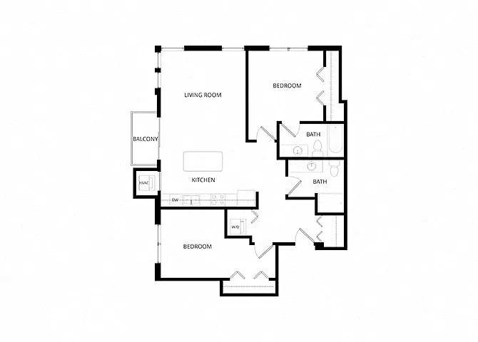 Floor plan 2J