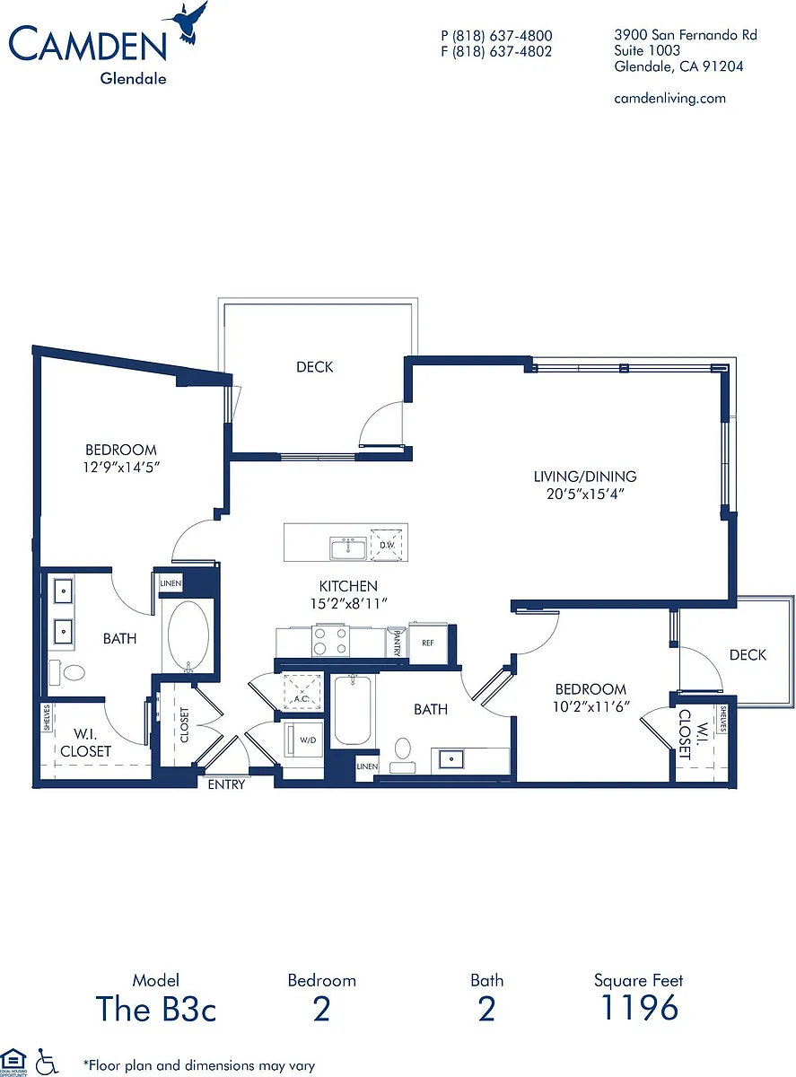 Floor plan B3C