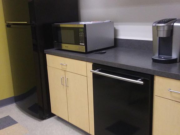 Our Kitchen's interior has been redone with selected interior finishes that is available to all our tenants.