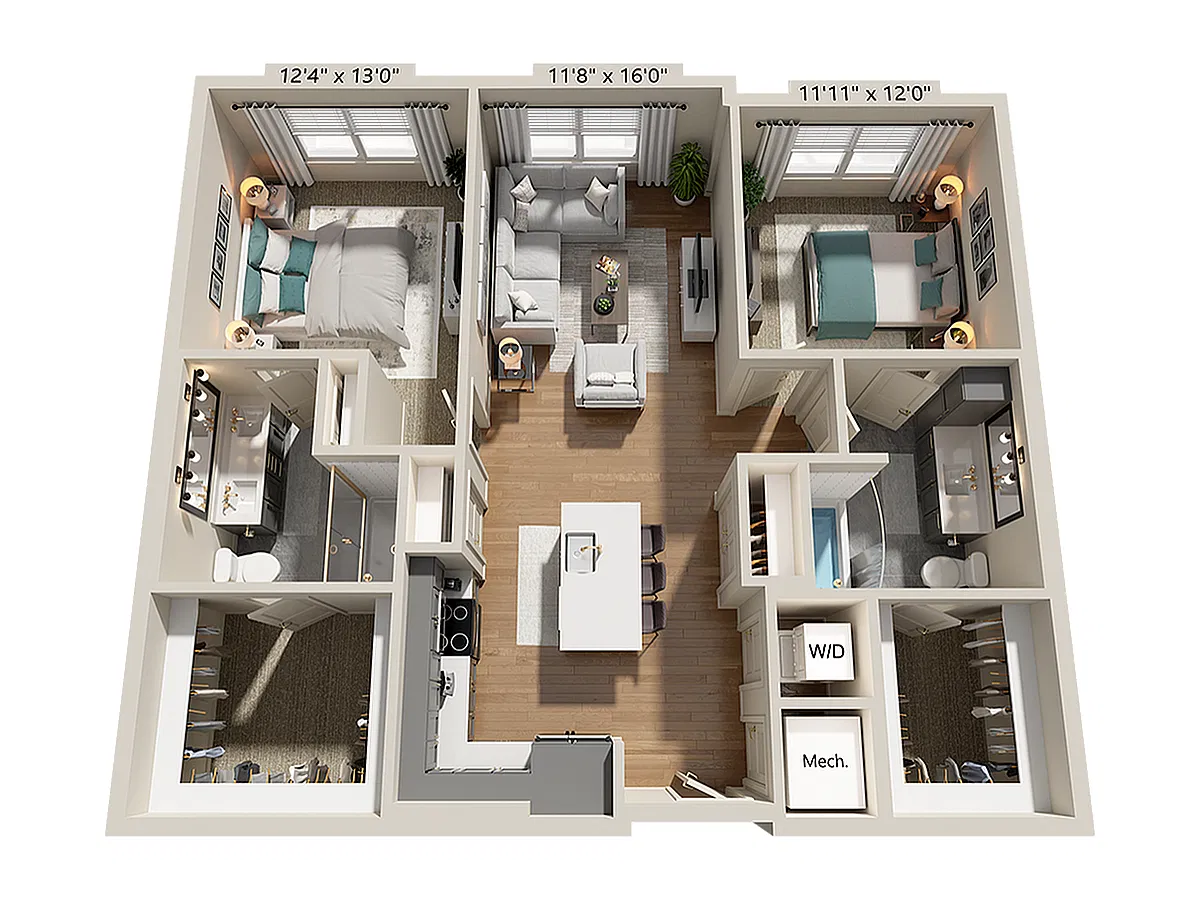Floor plan B3
