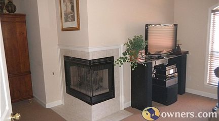 Sitting room fireplace MBR to left