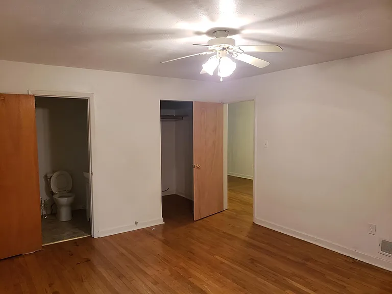 Master bedroom with full bath