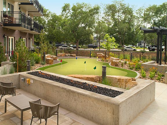 Beautiful Outdoor Courtyard with Fire Pit and BBQ Areas