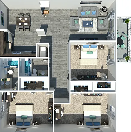 Three Bedroom Two Bathroom Three Bedroom Two Bathroom