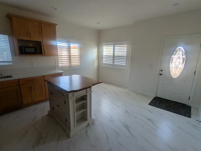 View of the Kitchen & Living Area