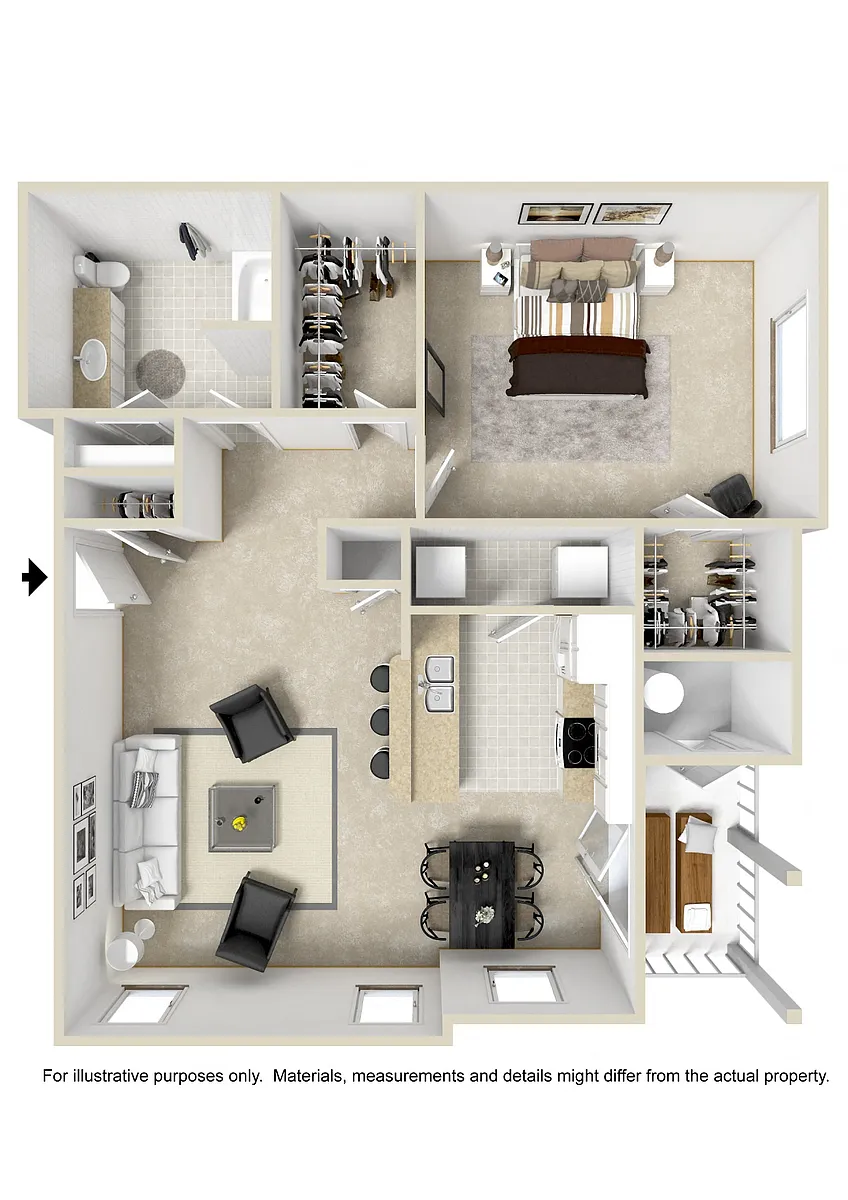 Floor plan The Bouie