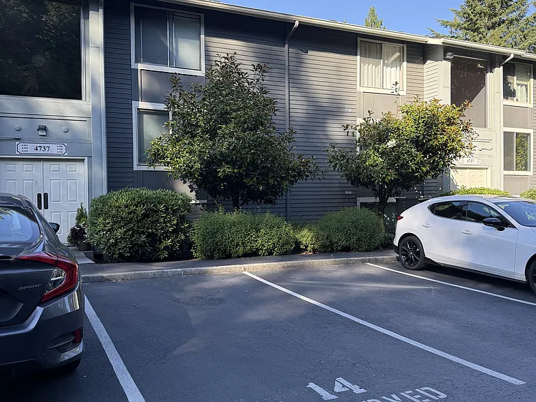 reserved parking space