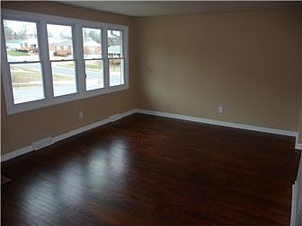 Living room with beautiful hardwood floors